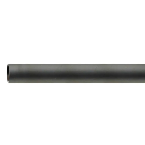 Tube tringle nu noir 2 m x 28 mm