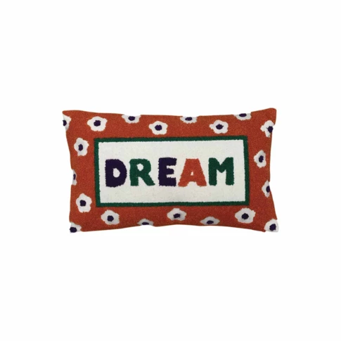 Coussin tufté Dream 30 x 50 cm Orange