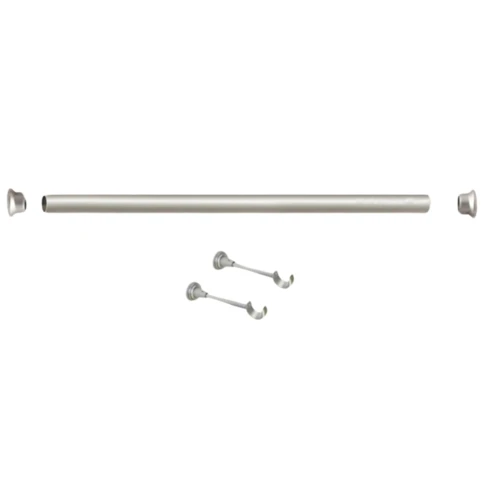 Kit de tringle argent mat 2 m x 28 mm