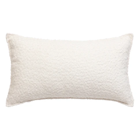 Coussin déhoussable bouclette rectangle