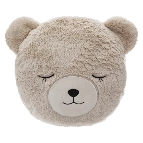 Coussin tête d'ours enfant