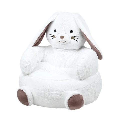 Pouf peluche lapin enfant