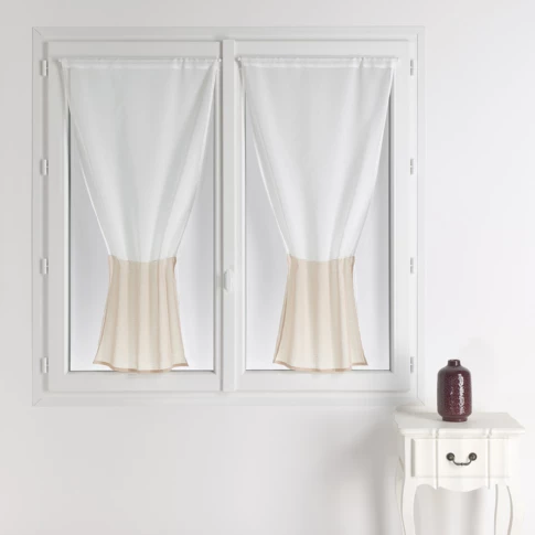 Pequeñas cortinas para colocar: visillo y modular