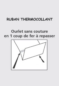 ourlet avec ruban thermocollant 