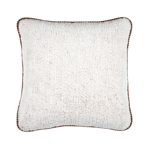 Coussin carré fausse fourrure