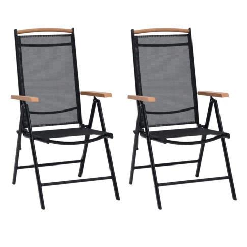 Duo de chaises de jardin pliables
