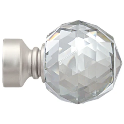 Embout 'Crystal' pour barre Ø 28 mm