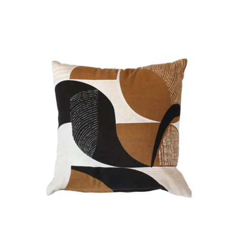 Coussin carré design art abstrait