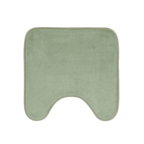 Tapis Contour WC vert sauge 45 x 45 CM SAUGE