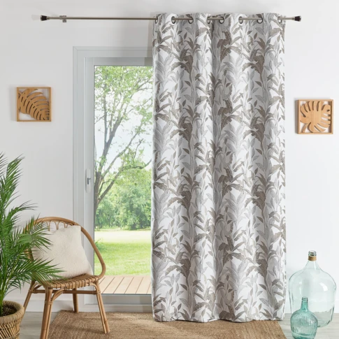 Rideau Jacquard Motif Jungle