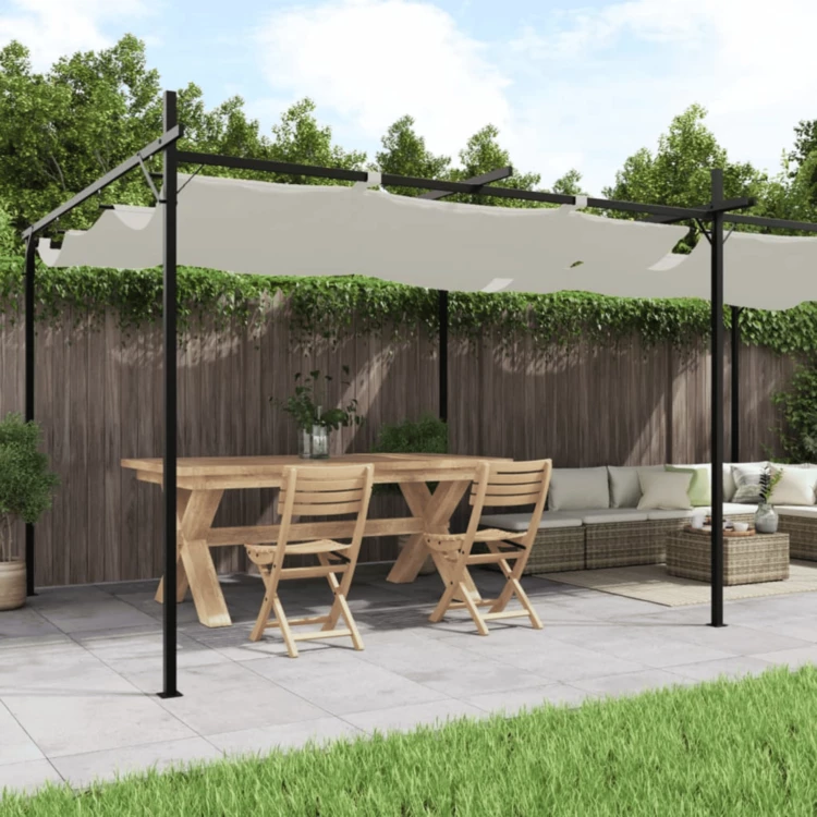 Pergola mit ausfahrbarem Dach