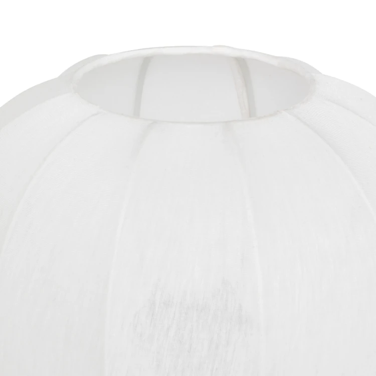 Lampe à poser métal et coton