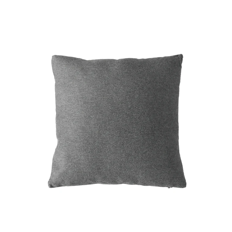 Coussin déhoussable en velours chenillé