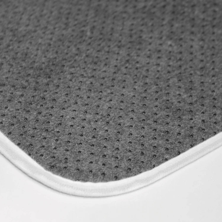 Tapis de bain imprimé feuilles