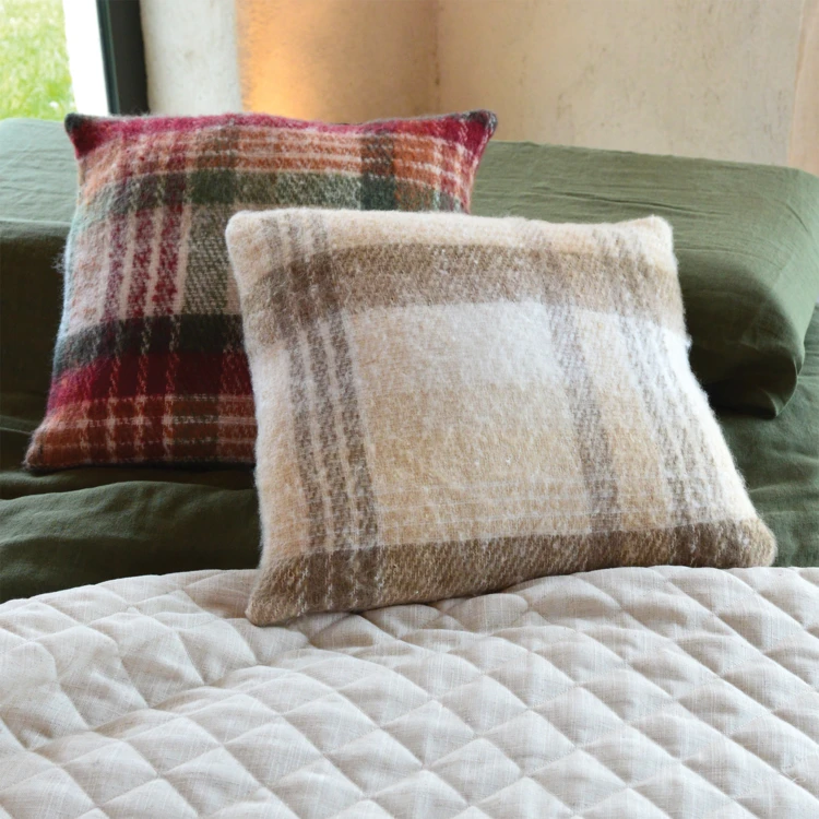 Housse de Coussin tartan Ecossais