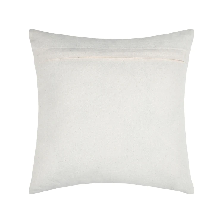 Coussin carré fleurs en coton