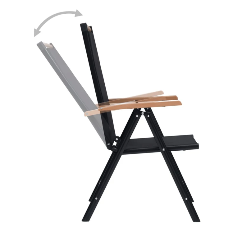 Duo de chaises de jardin pliables