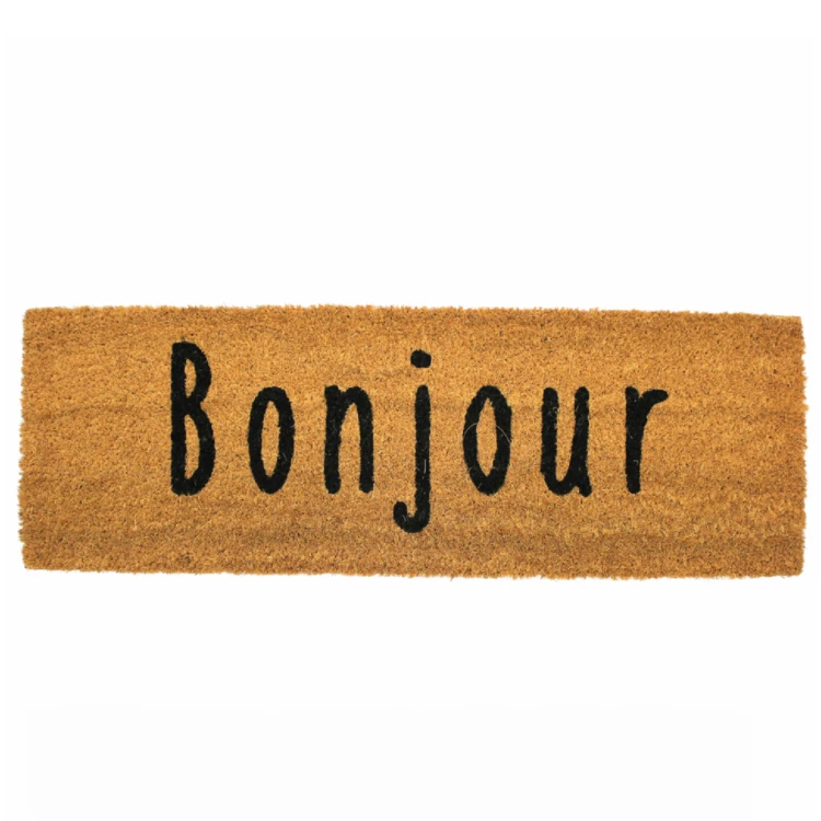 Felpudo Rectangular "Bonjour"