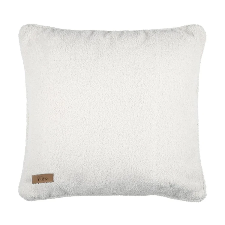 Coussin carré effet bouclette