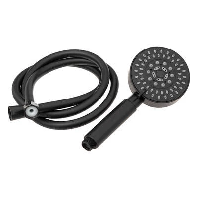 Pommeau de douche avec flexible noir