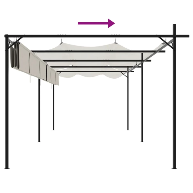 Pergola avec toit rétractable