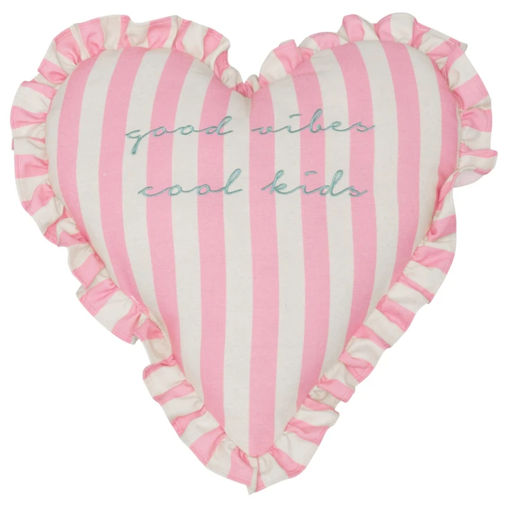 Coussin enfant en forme de coeur