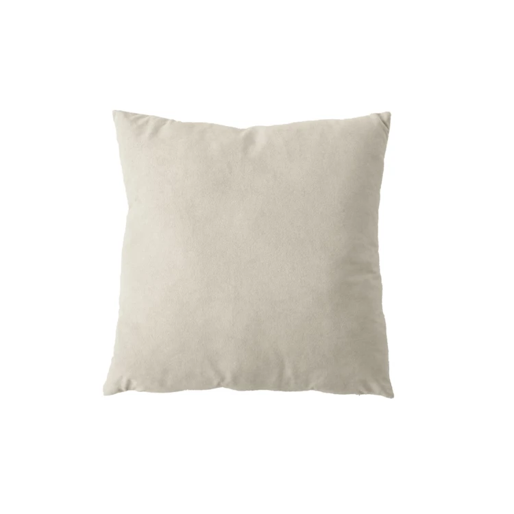 Coussin dehoussable en velours