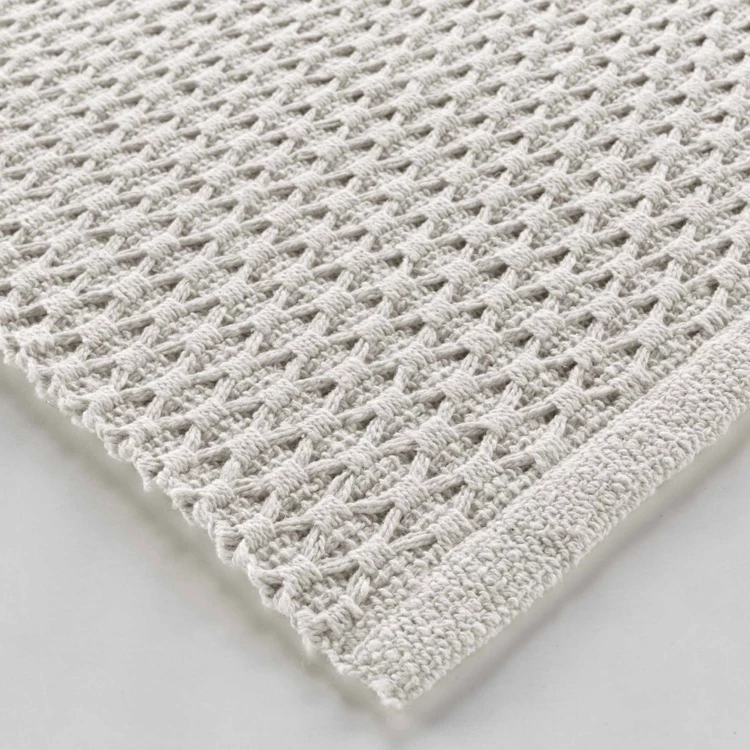 Tapis déco en coton tissé