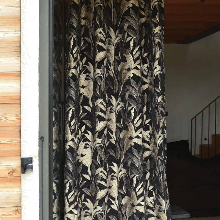 Rideau Jacquard Motif Jungle