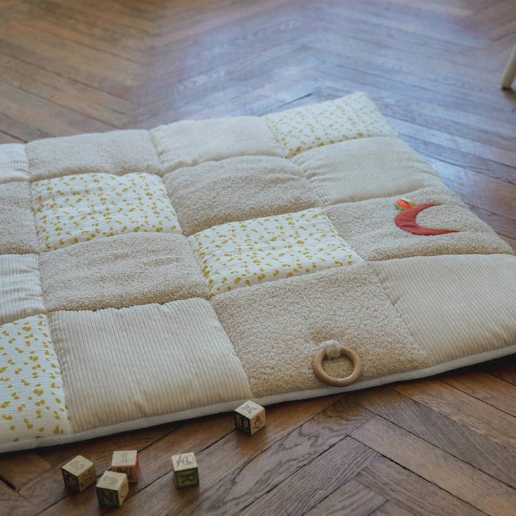 Tapis de parc d'éveil patchwork pour bébé