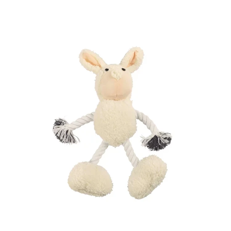 Jouet peluche lapin sonore pour chien