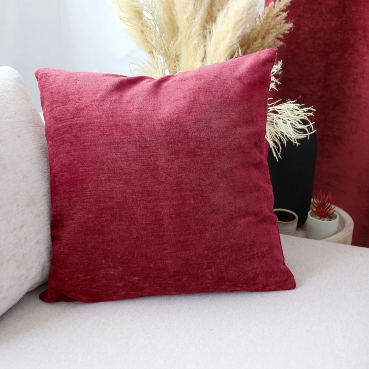 Coussin déhoussable en velours