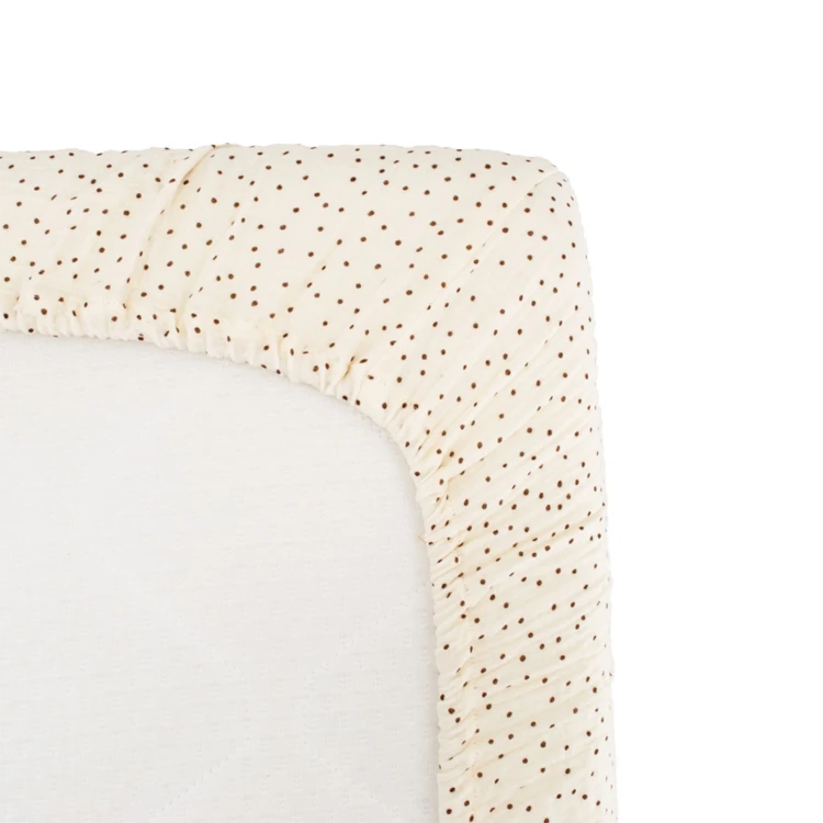 Drap housse pour enfant douceur en double gaze de coton