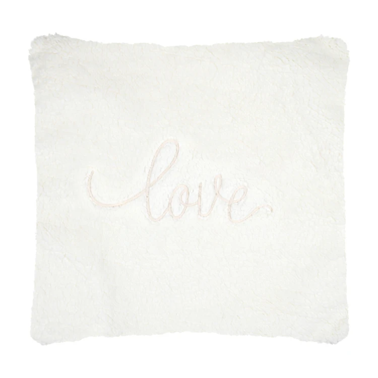 Coussin "love" brodé