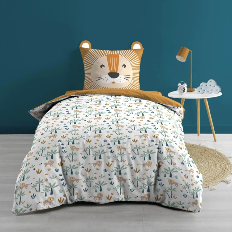 Juego de cama reversible de 2 piezas Lion