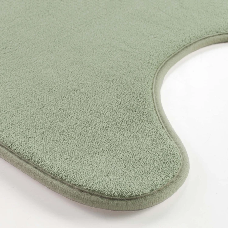 Tapis contour WC vert sauge