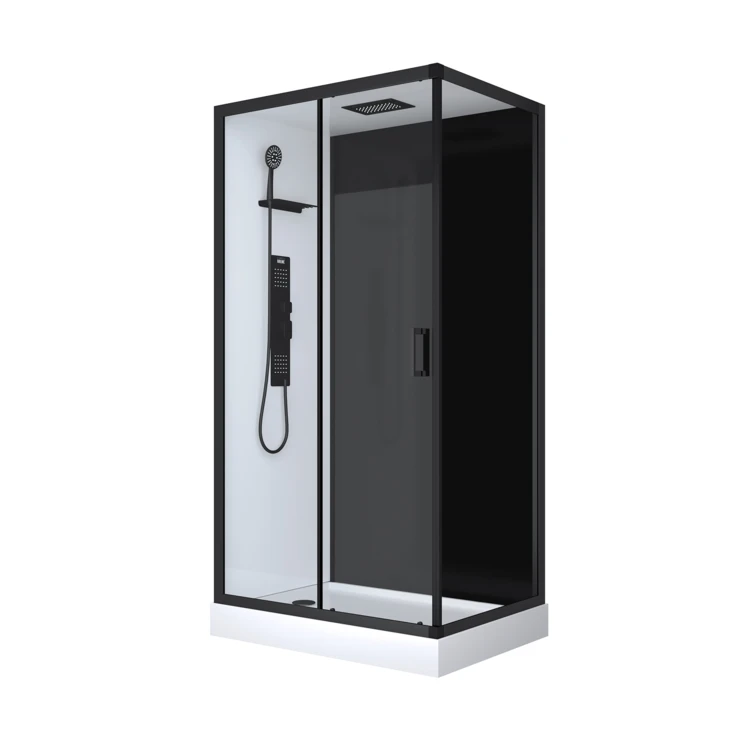 Cabine de douche rectangulaire style industrielle