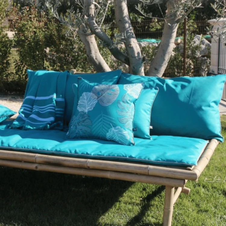 Coussin rectangle uni outdoor