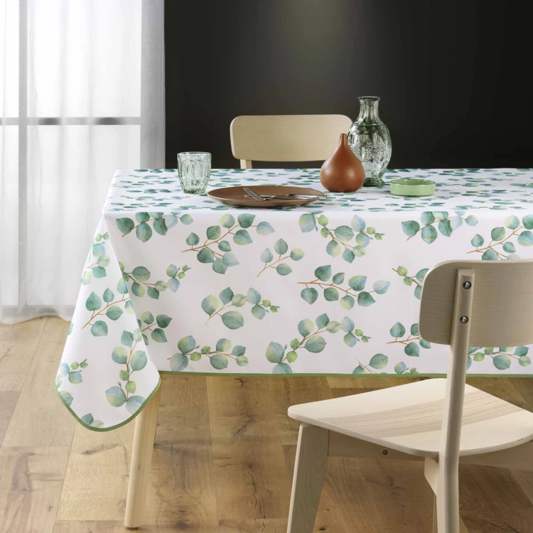 Nappe rectangle impression florale