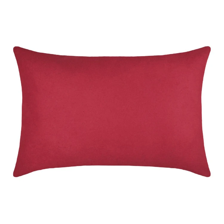 Coussin rectangulaire cerf esprit chalet brodé