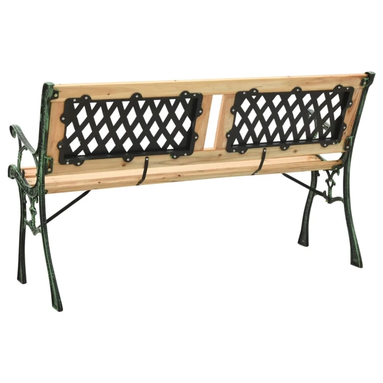 Banc de jardin style vintage