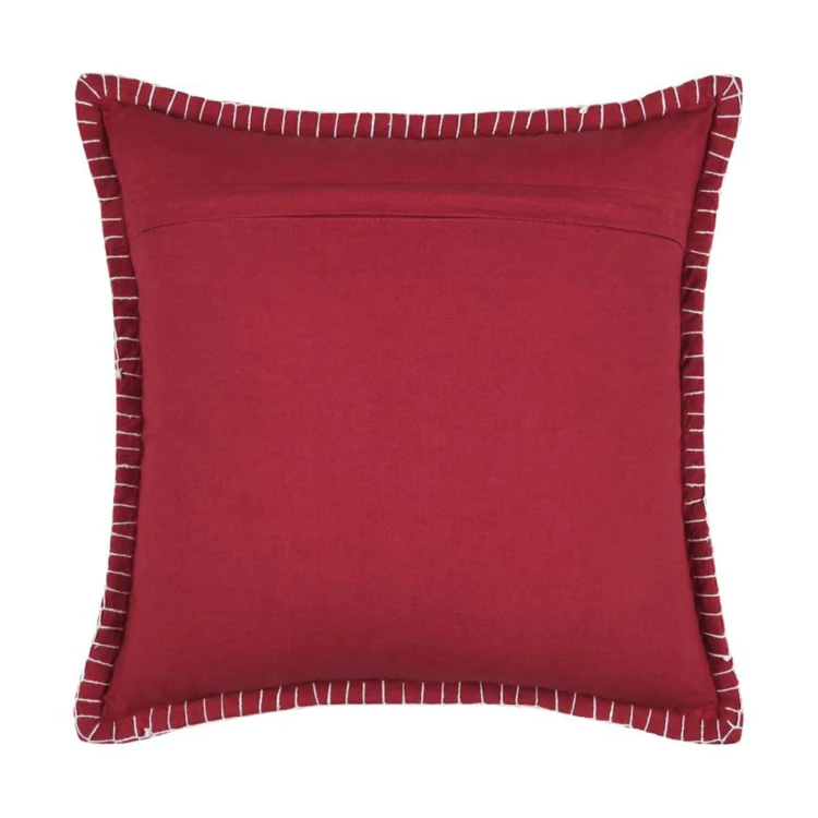 Coussin carré "SKI" en velours