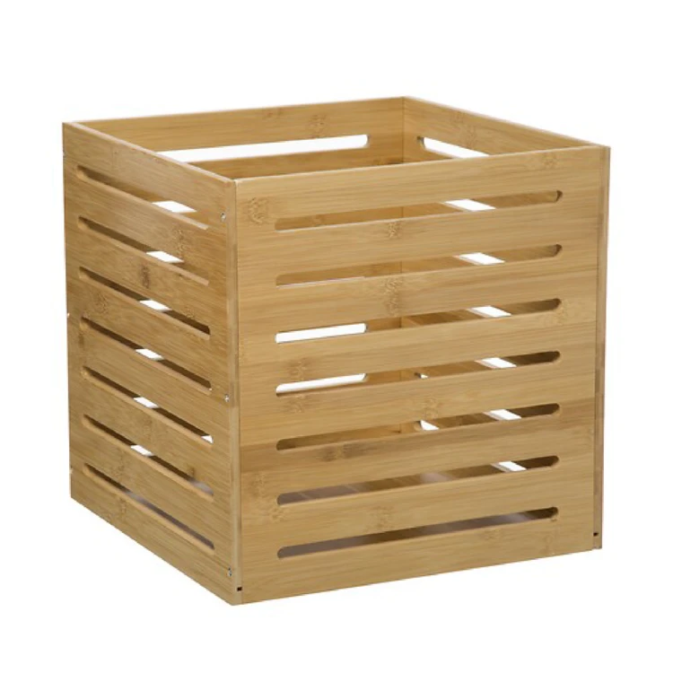 Panier de rangement en bambou