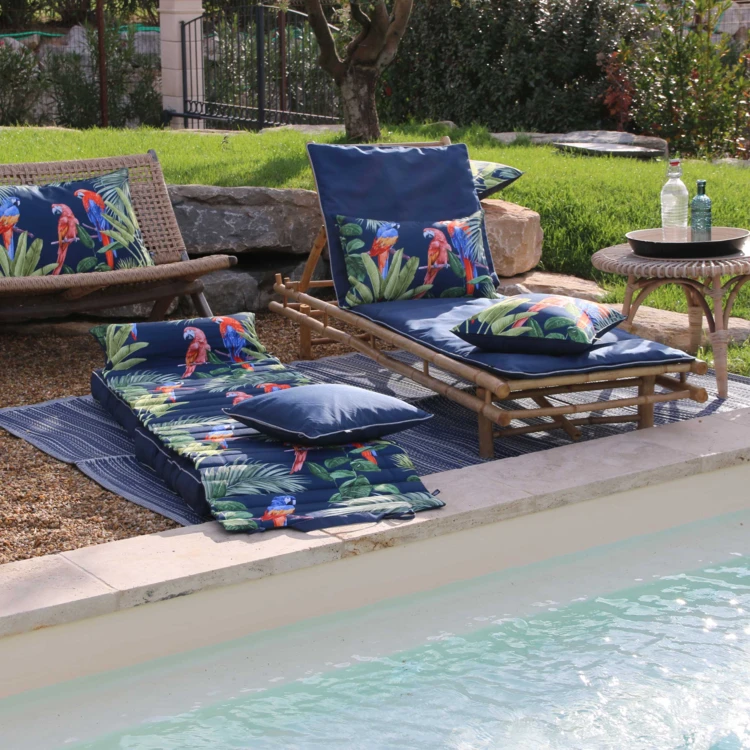 Matelas de plage extérieur motif exotique