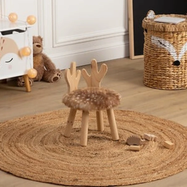 Tabouret enfant imitation cerf