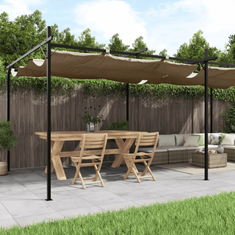 Pergola avec toit rétractable