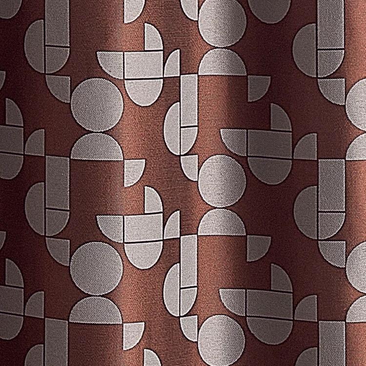 Jacquard-Vorhang mit geometrischem Muster