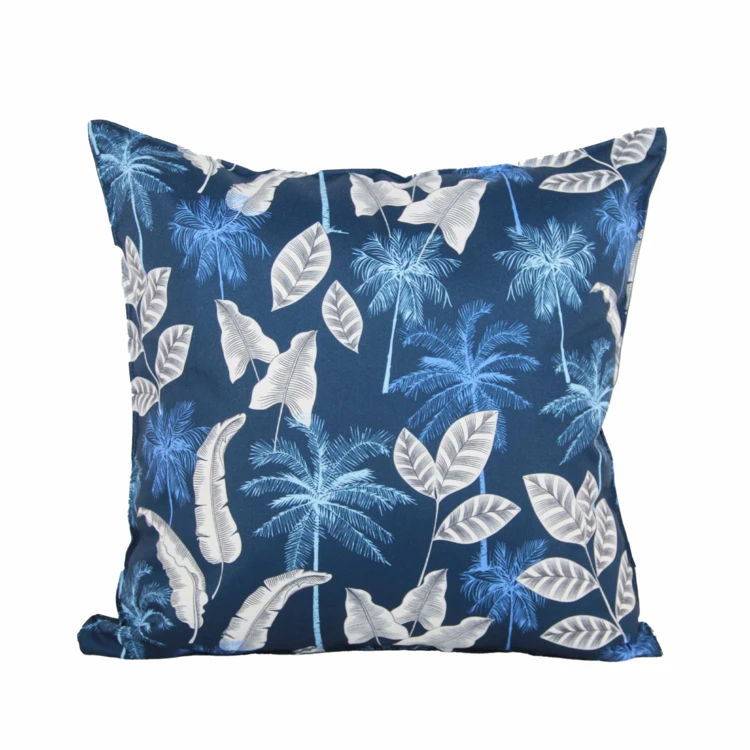 Coussin motif jungle extérieur