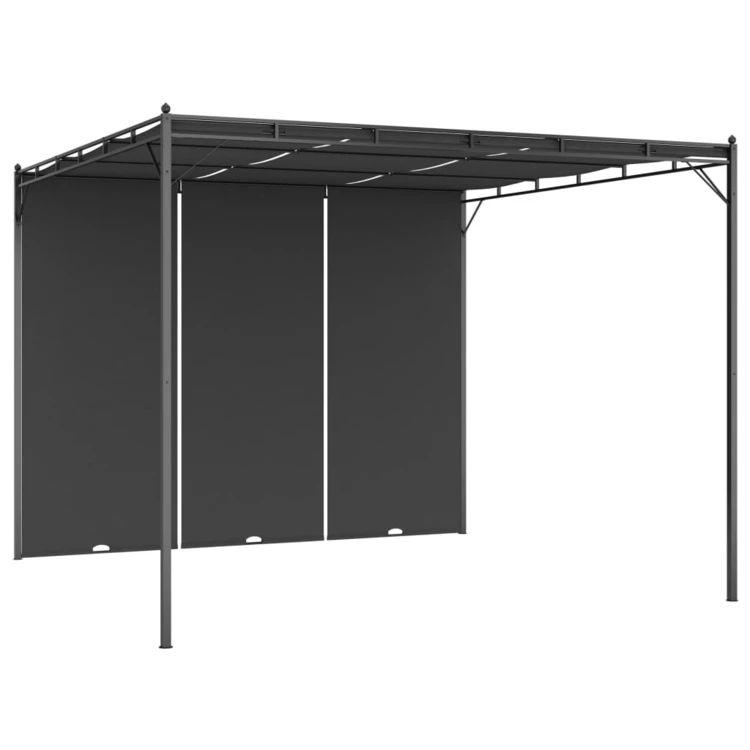 Toldo exterior con cortina lateral