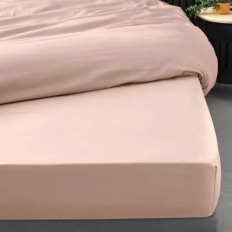 Drap Housse Uni 100% Percale de Coton